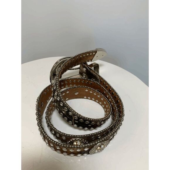 Blazin Roxx Green Camo Jeweled Western Belt main image 4